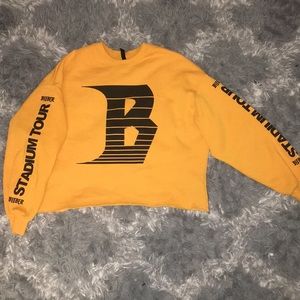 justin beiber stadium tour hoodie
